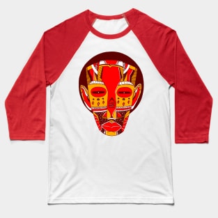 Orad African Mask No 3 Baseball T-Shirt